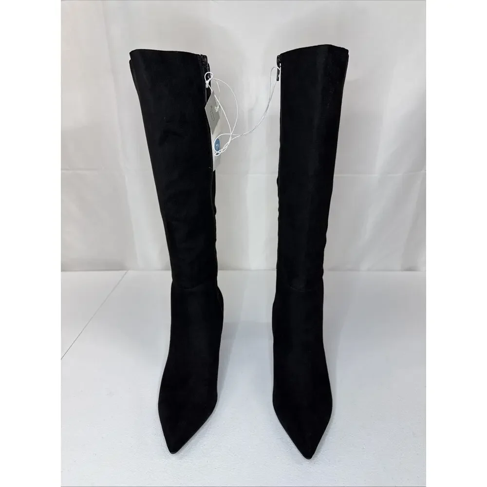 A New Day Women's Tay Tall Dress Boots Black Size 7.5